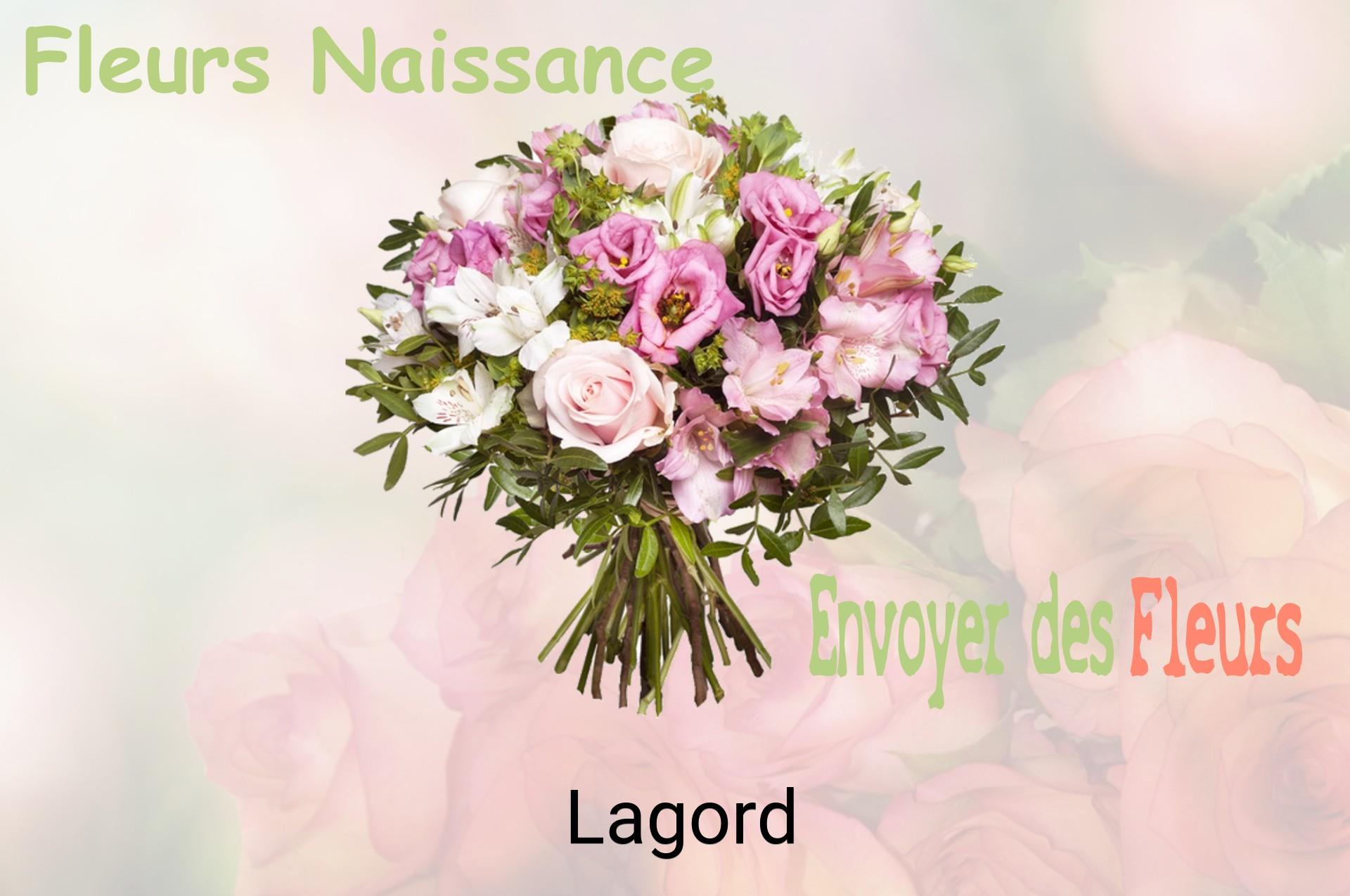 Bouquet de fleurs de naissance livré à Lagord
